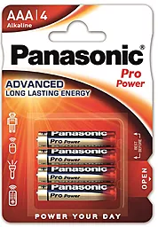 Батарейки Panasonic AAA (R03) Pro Power 4шт (LR03XEG/4BP)
