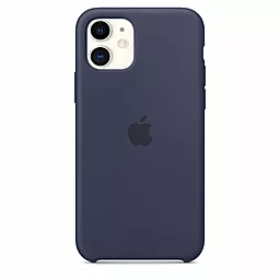 Чехол Silicone Case for Apple iPhone 11 Midnight Blue