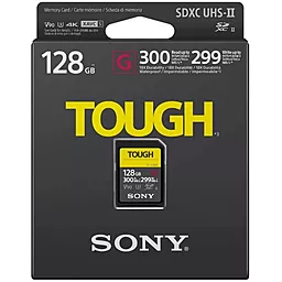Карта памяти Sony SDXC 128GB Tough Class 10 UHS-II U3 V90 (SFG1TG) - миниатюра 2