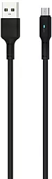 Кабель USB Gelius Pro I-Type Lamp 3A micro USB Cable Black (GP-UC100)