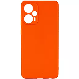 Чохол Silicone Case Candy Full Camera для Xiaomi Poco F5 / Note 12 Turbo Orange
