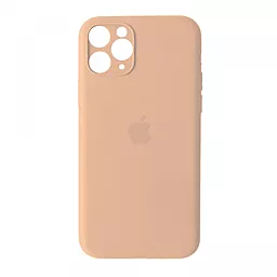 Чехол Silicone Case Full Camera для Apple iPhone 11 Pro Max pink sand