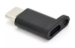 Адаптер-перехідник VEGGIEG TC-101 M-F USB Type-C -> micro USB Black