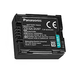 Аккумулятор для видеокамеры Panasonic CGA-DU07 / VW-VBD070 (800 mAh) - миниатюра 2