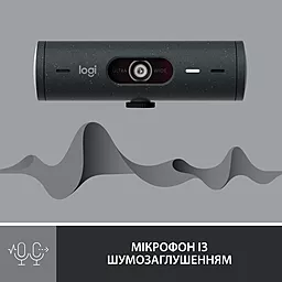 Веб-камера Logitech Brio 500 Graphite (960-001422) - миниатюра 4