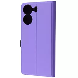 Чехол Wave Flap Case для Xiaomi Redmi Note 13 Pro 4G/Poco M6 Pro 4G Light Purple