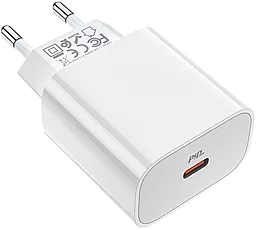 Сетевое зарядное устройство с быстрой зарядкой Hoco C76A Speed Source PD3.0 18W White - миниатюра 4