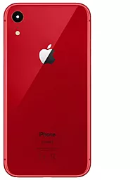Задняя крышка корпуса Apple iPhone XR со стеклом камеры Red