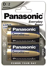 Батарейки Panasonic D (LR20) Everyday Power 2шт (LR20REE/2BR)
