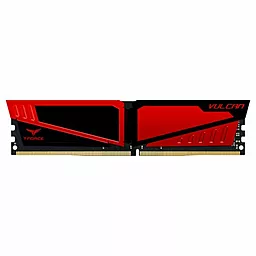 Оперативна пам'ять Team 8Gb DDR4 PC2400 Vulcan (TLRED48G2400HC1601) Red