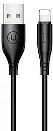 Кабель USB Usams U-Tone 1.2M Lightning Cable Black (US-SJ303)