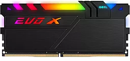 Оперативная память Geil EVO X II Black RGB LED DDR4 8 GB 3000MHZ (GEXSB48GB3000C16ASC) Black