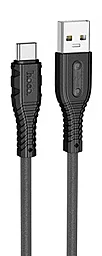 Кабель USB Hoco X67 Nano 20W Silicone Charging USB Type-C Cable Black