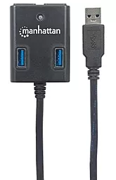 USB-A хаб Manhattan Super Hi-Speed 4-port USB3.0 - мініатюра 2
