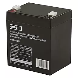 Аккумуляторная батарея Emos 12V 5Ah AGM (B9679 / FAST.6.3 MM) - миниатюра 3