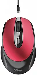 Компьютерная мышка Trust Zaya Rechargeable Wireless (24019) Red