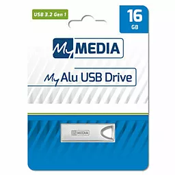Флешка Verbatim MyMedia MyAlu 16GB USB 2.0 (069272) - миниатюра 3