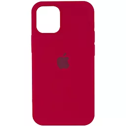 Чехол Silicone Case Full для Apple iPhone 13 Rose Red