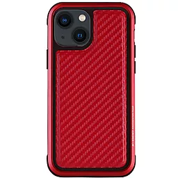Чехол K-DOO PC+TPU+Metal MARS Series для Apple iPhone 13 (6.1") Carbon Red