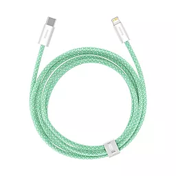 Кабель USB PD Baseus Dynamic 20W 2M USB Type-C - Lightning Cable  Green (CALD000106) - миниатюра 2