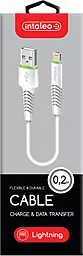Кабель USB Intaleo CBFLEXL0 0.2M USB Lightning Cable White - миниатюра 2