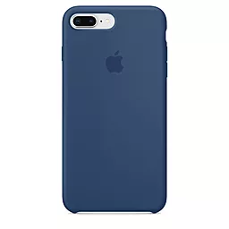 Чохол Apple Silicone Case PB для Apple iPhone 7 Plus, iPhone 8 Plus Blue Cobalt