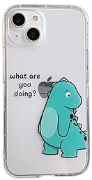 Чехол 1TOUCH Cute Cartoon Animal Dinosaur для iPhone 13 Pro Max Design 1