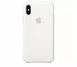 Чехол Silicone Case для Apple iPhone XS Max White