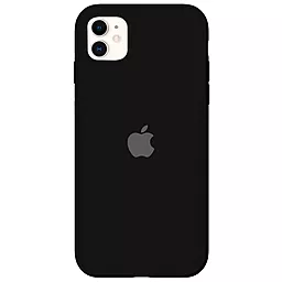 Чехол Silicone Case Full для Apple iPhone 11 Black