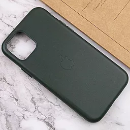 Чехол Apple Leather Case Full for iPhone 11 Shirt Green - миниатюра 8