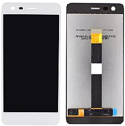 Дисплей Nokia 2 Dual Sim (TA-1007, TA-1029) + Touchscreen White