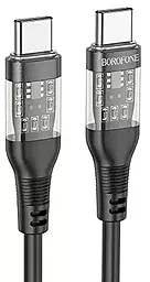 Кабель USB PD Borofone BU37 20w 3a 1.2m USB Type-C - Lightning cable black