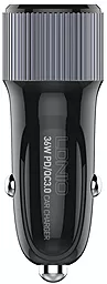 Автомобильное зарядное устройство LDNio C510Q 38W QC3.0/PD 2 in 1 Car Charger USB-A-C Black - миниатюра 5