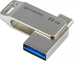 Флешка GooDRam 32 GB ODA3 USB3.2 Type-C Silver (ODA3-0320S0R11) - миниатюра 2