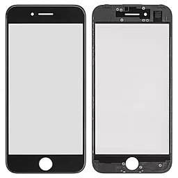 Корпусне скло дисплея Apple iPhone 7 (з OCA плівкою) with frame Black