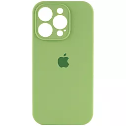 Чехол Silicone Case Full Camera для Apple iPhone 15 Pro Max Mint