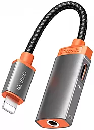 Аудіо-перехідник McDodo Oryx Series M-F Lightning -> Lightning + 3.5mm Black (CA-6710)
