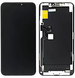 Дисплей Apple iPhone 11 Pro Max с тачскрином и рамкой, донор, Black