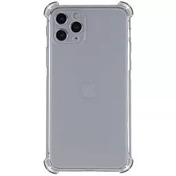 Чехол GETMAN Ease logo усиленные углы для Apple iPhone 13 Pro Max (6.7") Серый (прозрачный)
