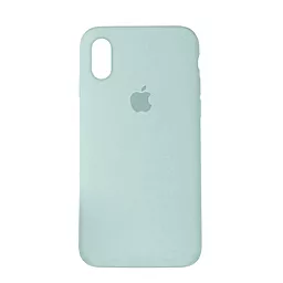 Чехол Silicone Case Full для Apple iPhone XS Max Mist Blue