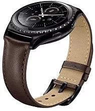 Змінний ремінець для розумного годинника Ремешок для Samsung Gear S2 Classic Brown (ET-SLR73MAEGRU) - мініатюра 3