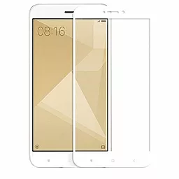 Защитное стекло 1TOUCH Full Glue Xiaomi Redmi Note 4X (без упаковки) White