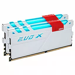 Оперативная память Geil DDR4 8GB (2x4GB) 2400 MHz EVO X  (GEXW48GB2400C16DC) White - миниатюра 2