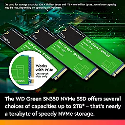 SSD Накопитель Western Digital Green SN350 1 TB (WDS100T3G0C) - миниатюра 8