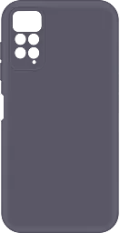 Чехол MAKE Silicone для Xiaomi Redmi Note 11 Graphite Grey (MCL-XRN11GG)