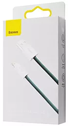 Кабель USB Baseus Dynamic 2 12w 2.4a 2m Lightning cable green (CALD040106) - миниатюра 5