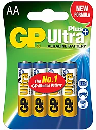 Батарейки GP AA / R6 Ultra Plus (15AUP-2UE4) 4шт 1.5 V