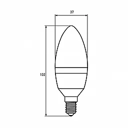 Светодиодная лампа EUROLAMP ЕКО CL 6W E14 4000K (LED-CL-06144(D)) - миниатюра 3