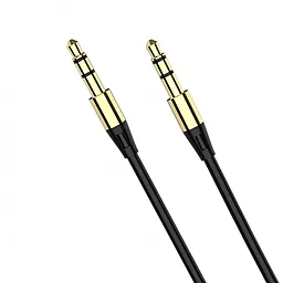Аудио кабель SkyDolphin SR07 AUX mini Jack 3.5mm M/M Cable 1 м black (AUX-000052)