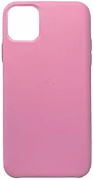 Чехол Apple Leather Case Full for iPhone 11 Pro Light Pink